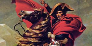 napoleon bonaparte, france, emperor, equestrian, horse, oil painting, nature, attack, canvas, artwork