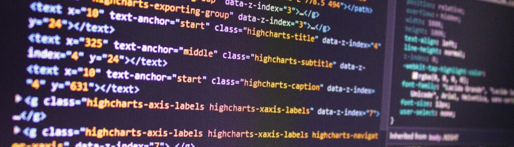 black flat screen computer monitor